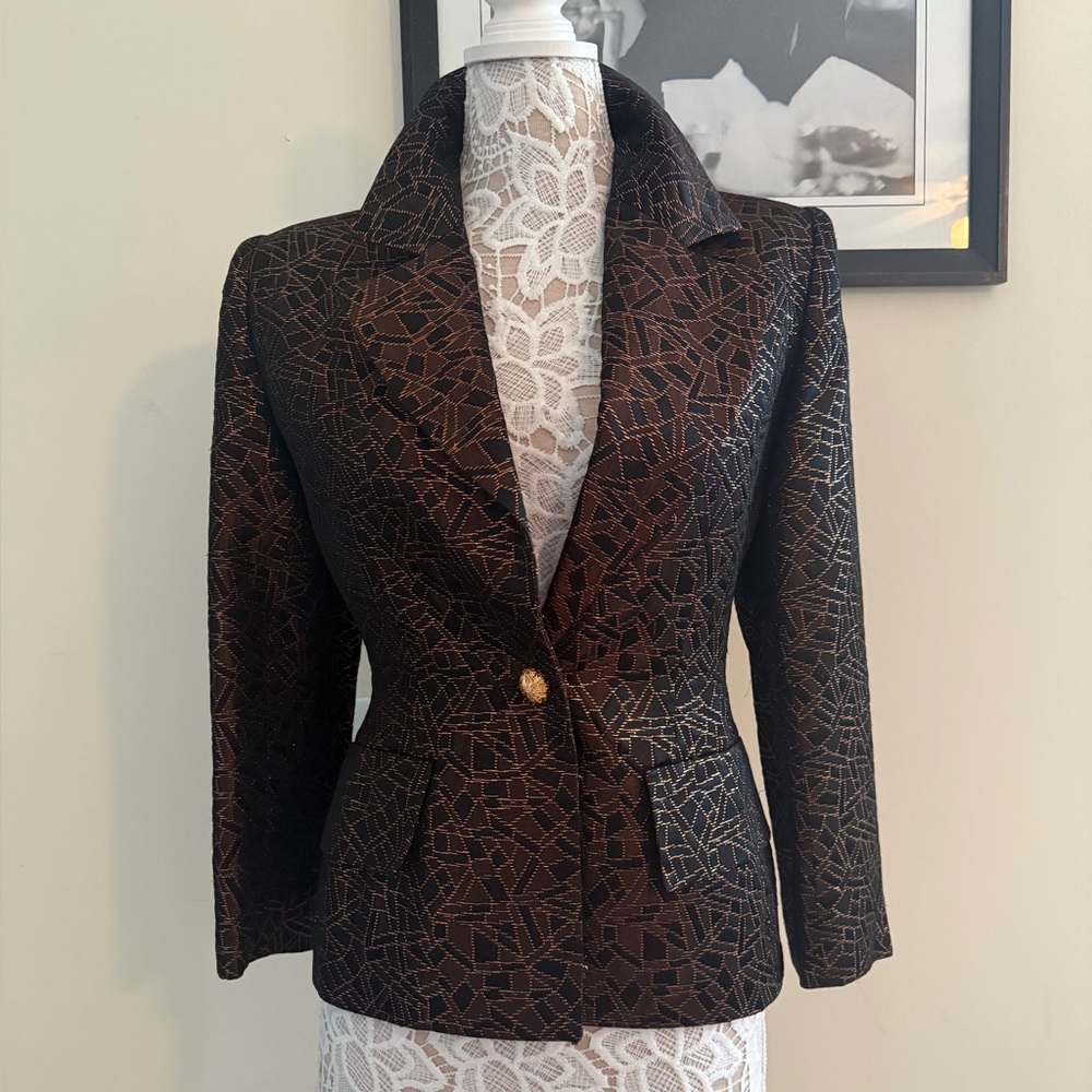 Givenchy Vintage Brown Golden Jacket runs like size S